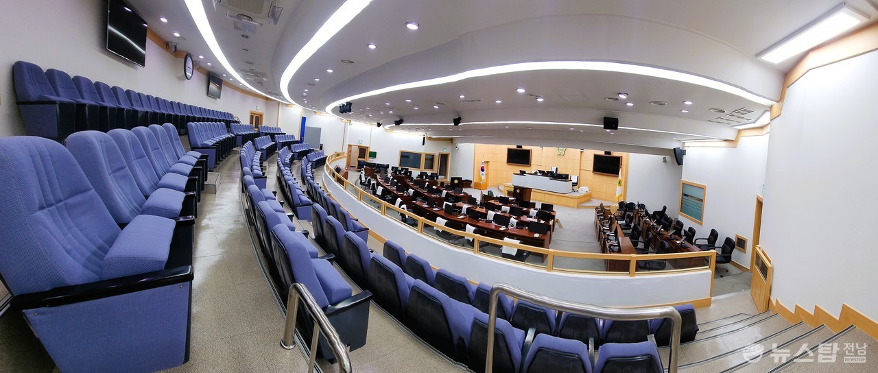 ▲여수시의회 본회의장./뉴스탑전남