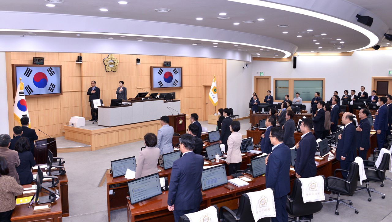 ▲ 여수시의회는 지난 11일부터 다음 달 15일까지 35일간 제252회 정례회를 진행히고 있다/여수시의회