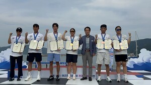 여수시청 요트팀, 해군참모총장배 전국요트대회 1위 쾌거